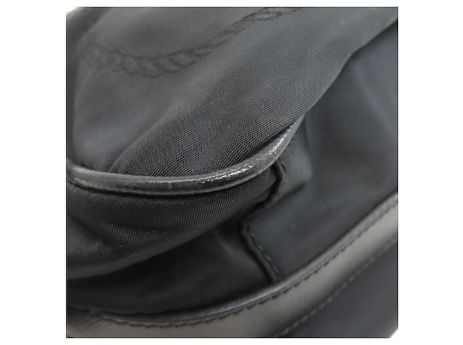 Borsa a tracolla in nylon a una spalla Prada Nero - vista 12