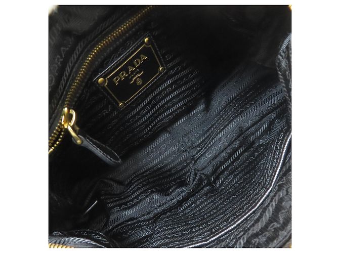 Borsa a tracolla in nylon a una spalla Prada Nero - vista 5