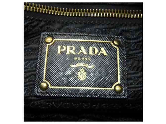 Borsa a tracolla in nylon a una spalla Prada Nero - vista 6
