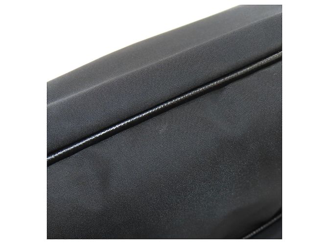 Borsa a tracolla in nylon a una spalla Prada Nero - vista 9