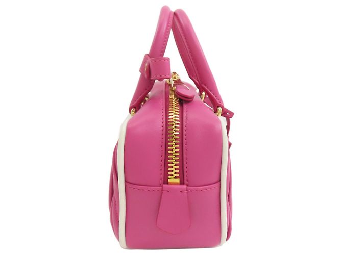 Borsa 2-Way Miu Miu Arcadi Matelassé Rosa - vista 3