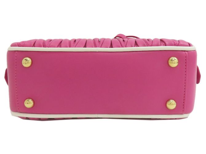 Borsa 2-Way Miu Miu Arcadi Matelassé Rosa - vista 4