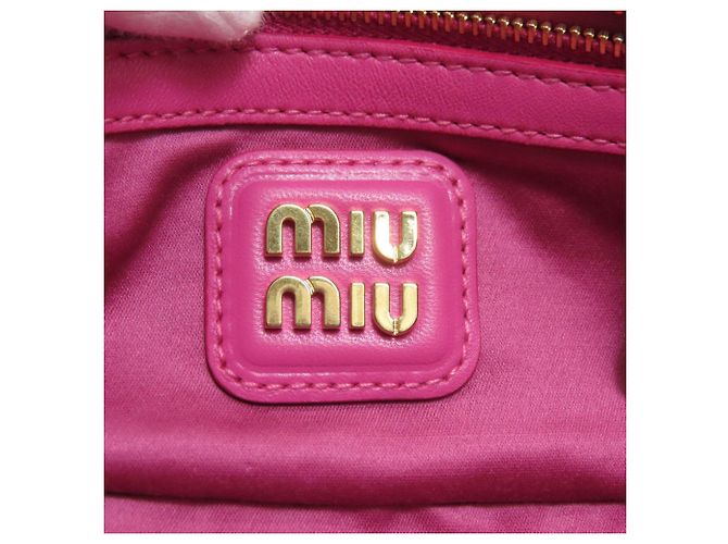 Borsa 2-Way Miu Miu Arcadi Matelassé Rosa - vista 6