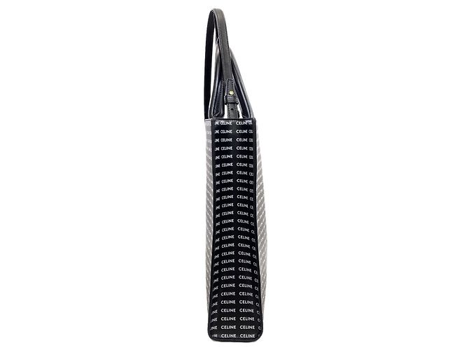 Céline Celine Vertical Cabas 2-Way Handtasche Schwarz - Ansicht 3