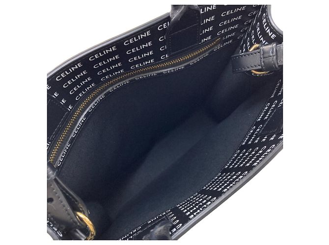 Céline Celine Vertical Cabas 2-Way Handtasche Schwarz - Ansicht 5