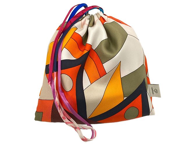 Hermès Borsa Hermes Petit H Eco Bag Tote Arancione - vista 5