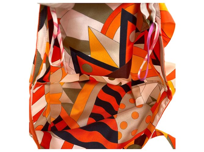 Hermès Borsa Hermes Petit H Eco Bag Tote Arancione - vista 6