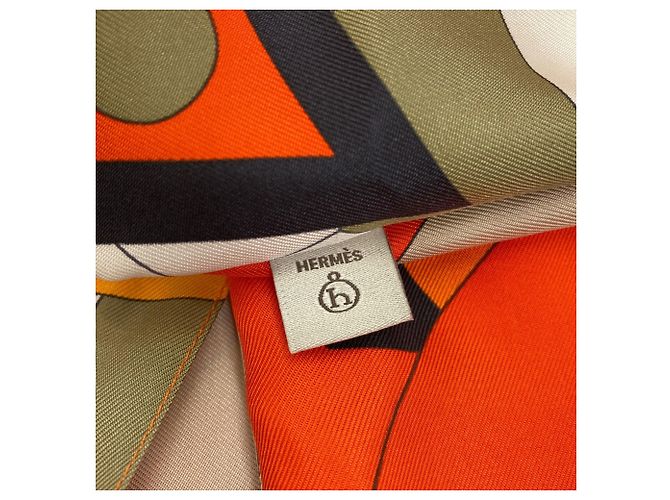 Hermès Borsa Hermes Petit H Eco Bag Tote Arancione - vista 7