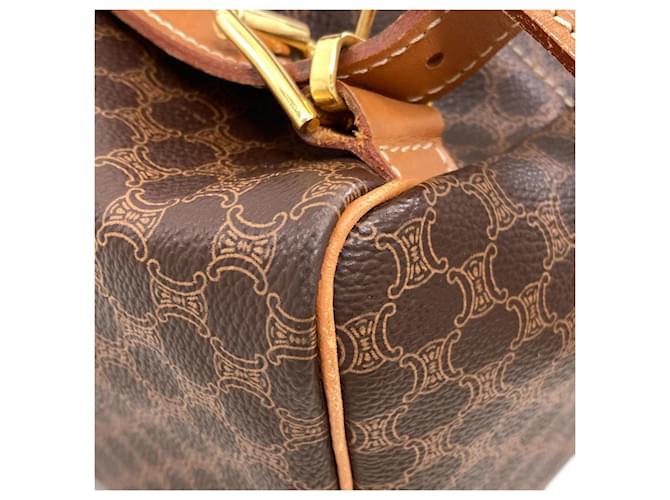 Céline Mochila Celine estampado Macadam Castaño - vista 15