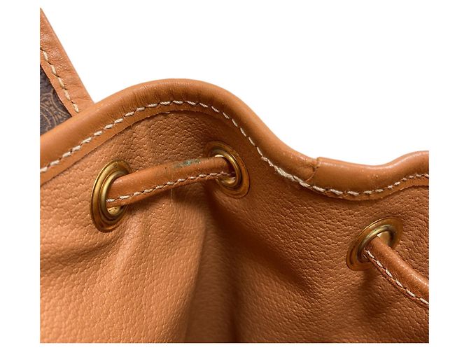 Céline Mochila Celine estampado Macadam Castaño - vista 7