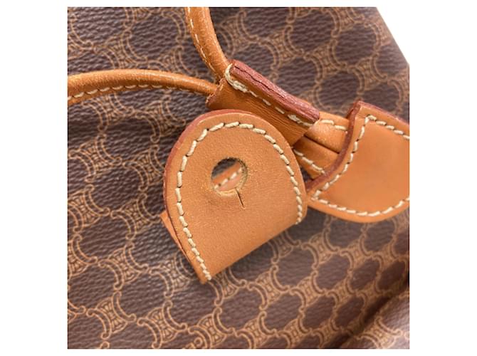 Céline Mochila Celine estampado Macadam Castaño - vista 8