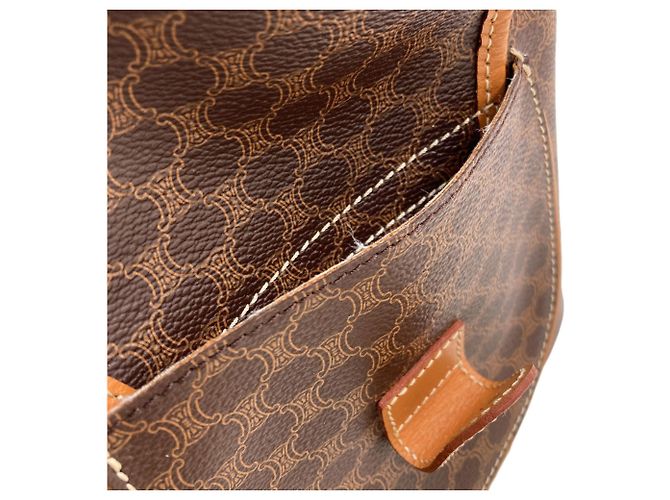 Céline Mochila Celine estampado Macadam Castaño - vista 9
