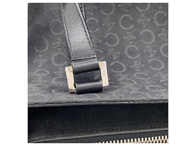 Céline Borsa Tote Celine C Macadam Nero - vista 15