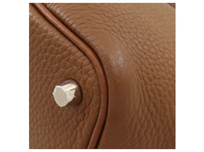 Hermès Bolsa Hermes Picotin Lock PM Marrom - vista 13