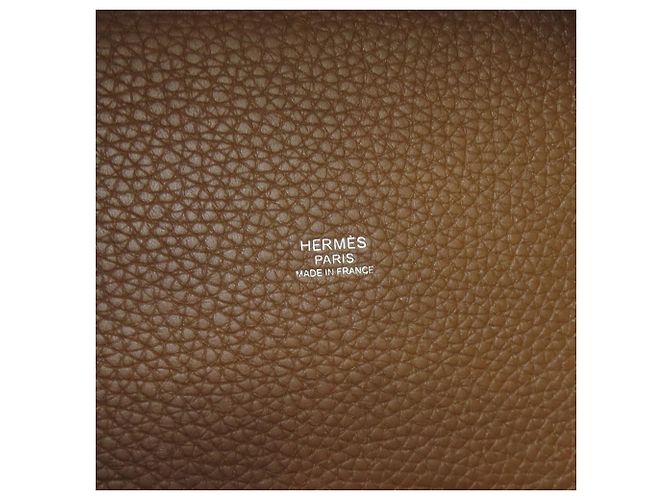Hermès Bolsa Hermes Picotin Lock PM Marrom - vista 6