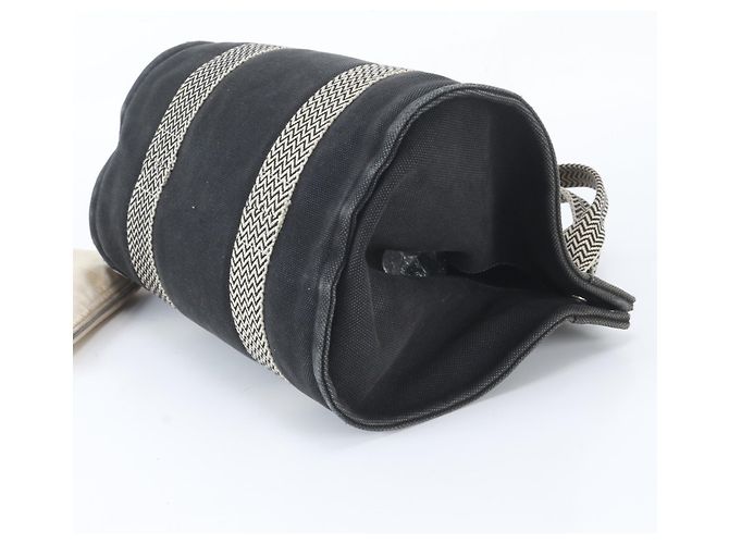 Hermès Hermes Cannes PM Handtasche mit Etui Schwarz Weiß - Ansicht 4