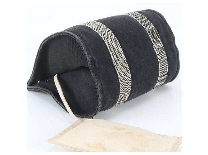 Hermès Hermes Cannes PM Handtasche mit Etui Schwarz Weiß - Ansicht 5