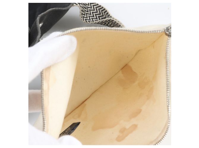 Hermès Hermes Cannes PM Handtasche mit Etui Schwarz Weiß - Ansicht 9