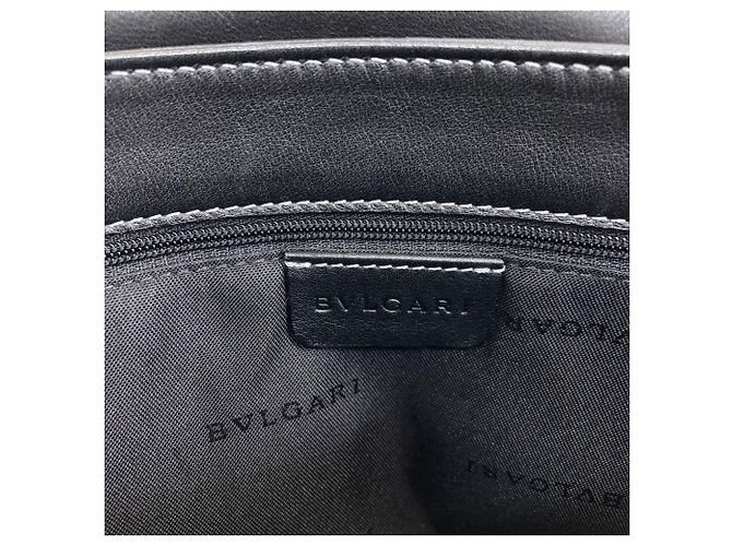 Bulgari Borsa in pelle Bvlgari Nero - vista 6