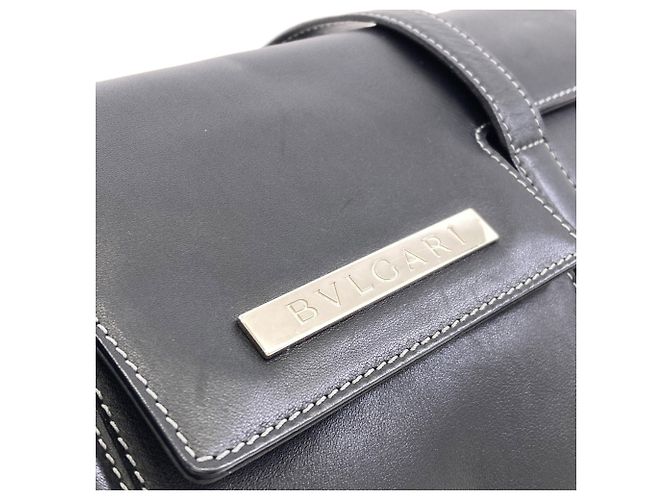 Bulgari Borsa in pelle Bvlgari Nero - vista 7