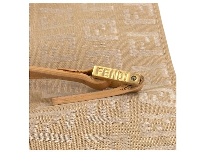 Fendi Zucca Muster Canvas Tote Bag Beige - Ansicht 10