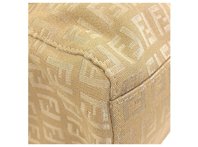 Fendi Zucca Muster Canvas Tote Bag Beige - Ansicht 13