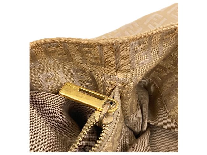 Fendi Zucca Muster Canvas Tote Bag Beige - Ansicht 8