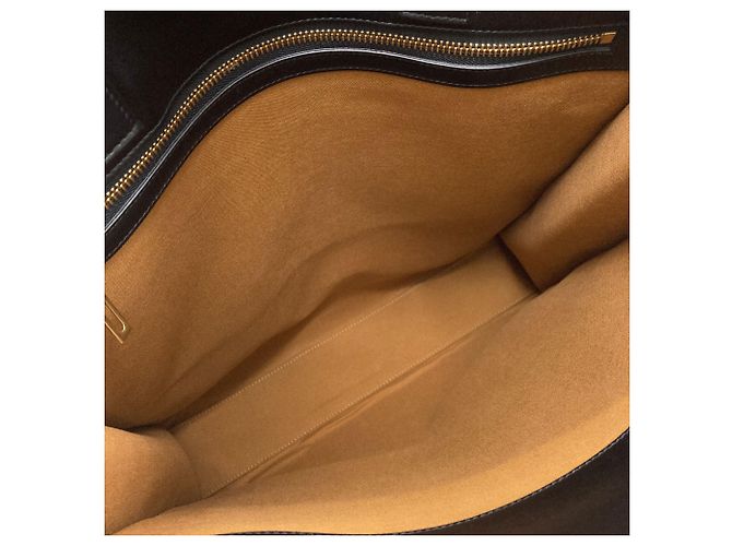 Céline Celine Vertical Cabas Triomphe Tote Bag Tasche Braun Schwarz - Ansicht 5