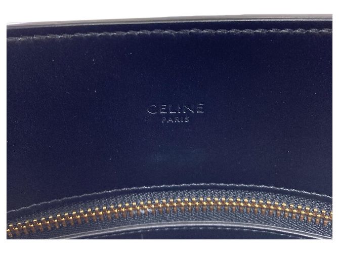 Céline Celine Vertical Cabas Triomphe Tote Bag Tasche Braun Schwarz - Ansicht 6