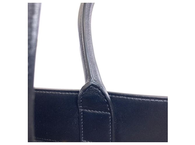 Céline Celine Vertical Cabas Triomphe Tote Bag Tasche Braun Schwarz - Ansicht 9