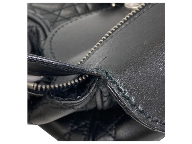 Borsa Christian Dior Cannage Nero - vista 10