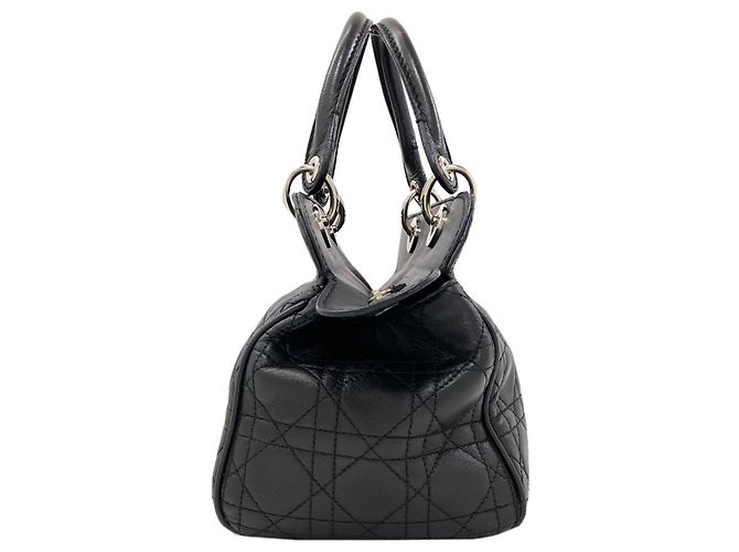 Borsa Christian Dior Cannage Nero - vista 3
