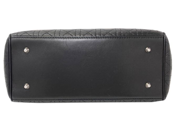Borsa Christian Dior Cannage Nero - vista 4