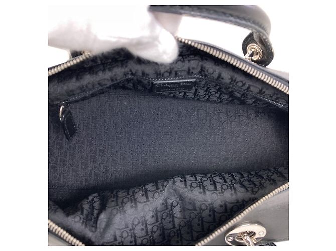Borsa Christian Dior Cannage Nero - vista 5