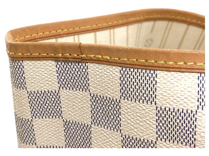 Borsa Tote Louis Vuitton Damier Azur Neverfull GM - vista 10