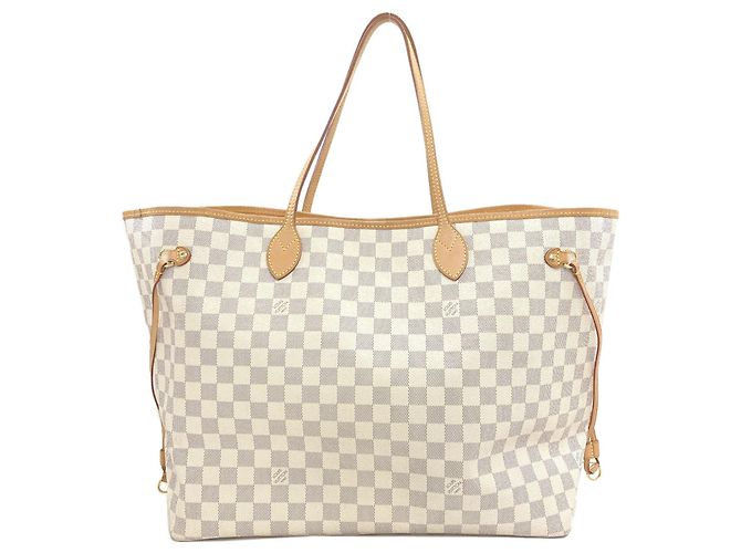 Borsa Tote Louis Vuitton Damier Azur Neverfull GM - vista 2
