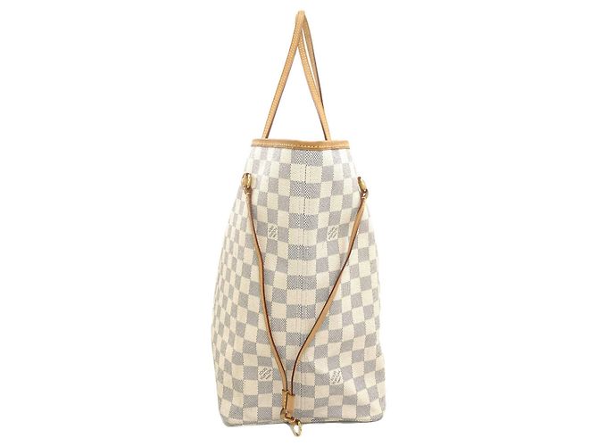 Borsa Tote Louis Vuitton Damier Azur Neverfull GM - vista 3