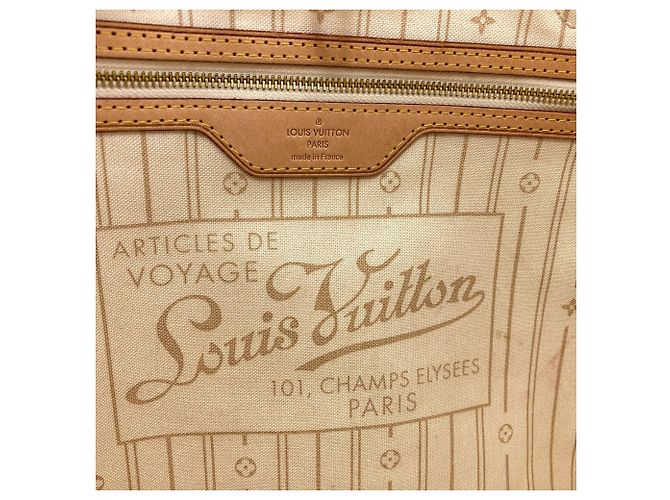Borsa Tote Louis Vuitton Damier Azur Neverfull GM - vista 6