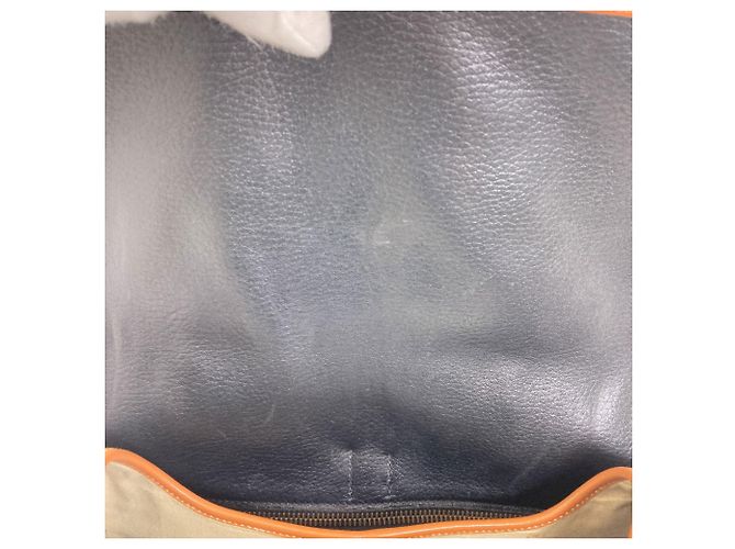 Hermès Borsa a Spalla Hermes Noumea Gold Hardware Marrone Nero - vista 12