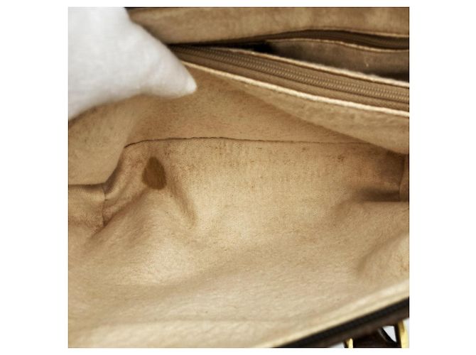 Borsa a mano Gucci GG Supreme in pelle Marrone - vista 9