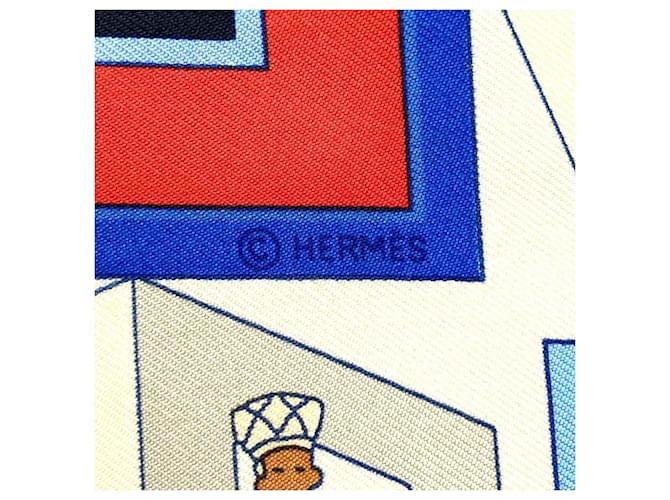 Hermès Sciarpa Hermes Carre 90 Donner La Main Nero - vista 9