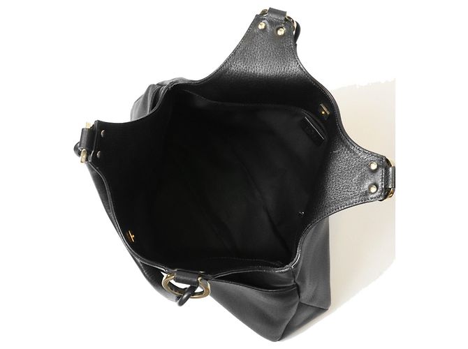 Borsa a tracolla in pelle nera Gucci Nero - vista 10
