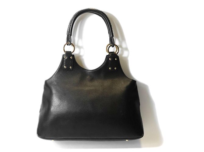 Borsa a tracolla in pelle nera Gucci Nero - vista 2