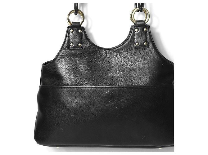 Borsa a tracolla in pelle nera Gucci Nero - vista 4
