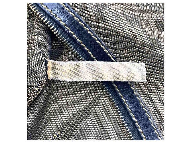 Borsa Fendi Zucca in nylon marrone - vista 10