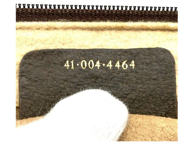 Borsa a tracolla Gucci GG Supreme Sherry Marrone - vista 8