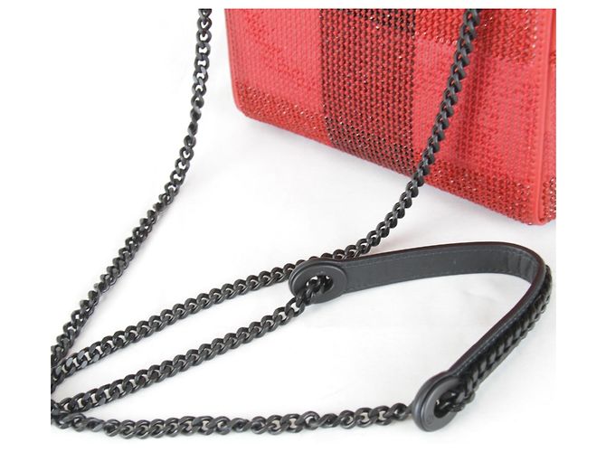 Borsa a tracolla rossa Christian Dior Rosso - vista 12