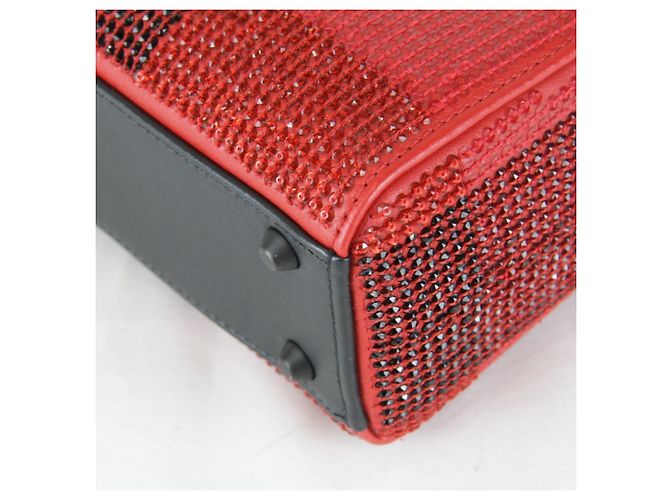 Borsa a tracolla rossa Christian Dior Rosso - vista 5