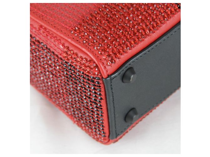 Borsa a tracolla rossa Christian Dior Rosso - vista 6