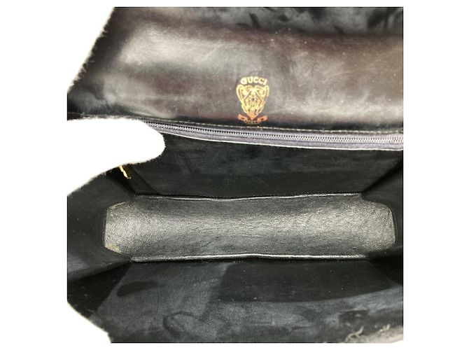 Borsa a tracolla in pelle Micro GG Gucci Nero - vista 7